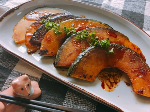 かぼちゃのバター醤油炒め